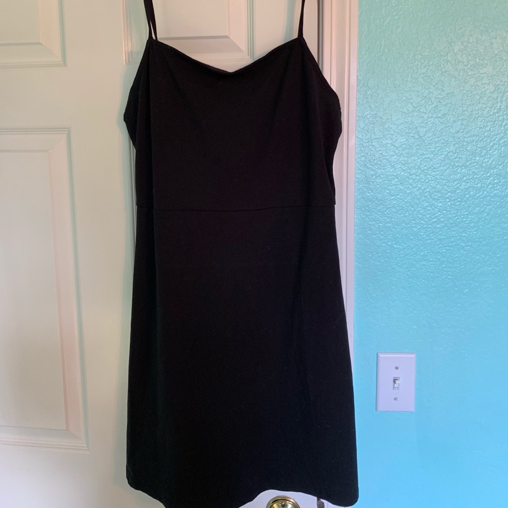 ASOS Body top Spaghetti Strap Mini Dress Black